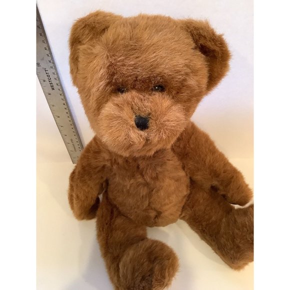 Walmart Plush Dark Brown Teddy Bear Stuffed Animal Soft Toy - Picture 3 of 10